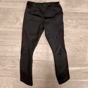 Sheer Athleta cropped leggings